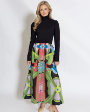 Load image into Gallery viewer, Keaton© Mixed Media Turtleneck Dress
