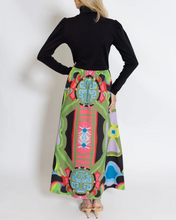 Load image into Gallery viewer, Keaton© Mixed Media Turtleneck Dress
