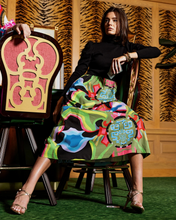 Load image into Gallery viewer, Keaton© Mixed Media Turtleneck Dress