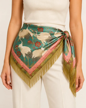 Load image into Gallery viewer, The Crane Fringed Scarf