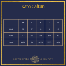 Load image into Gallery viewer, Kate Caftan Dress – Bluffton Blue Linen
