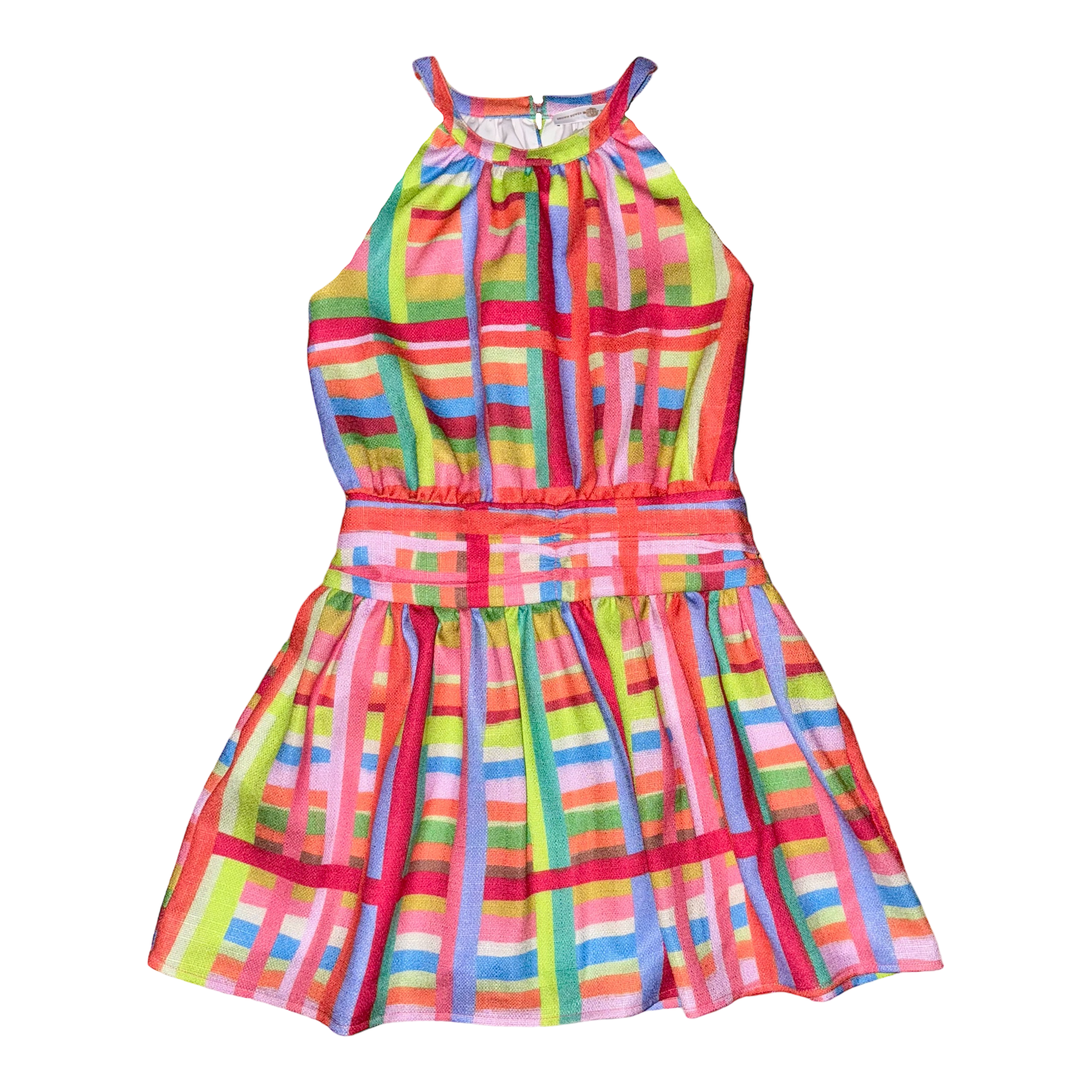 boden rainbow halter dress Rainbow Ombre Halter Dress Pastel Rainbow Ombre Halter Mini Dress River Layne Boutique
