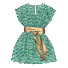 Load image into Gallery viewer, McKenna Dress- Emerald Isle Bouclé Tweed