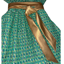 Load image into Gallery viewer, McKenna Dress- Emerald Isle Bouclé Tweed