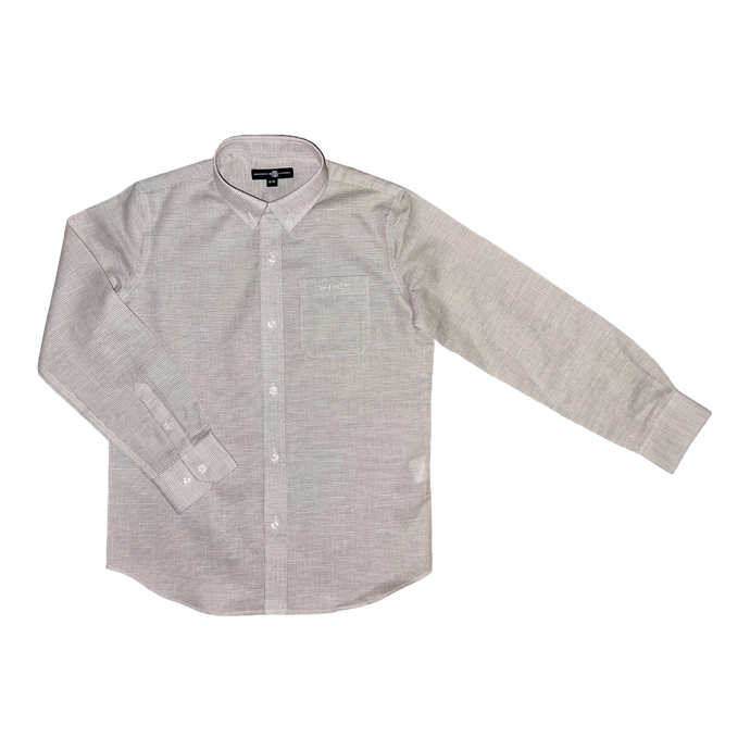 Men's Bowen Arrow Button Down – Kiawah Khaki Linen