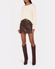 Load image into Gallery viewer, Eliza Faux Leather Mini Skirt