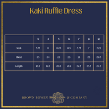 Load image into Gallery viewer, Kaki Ruffle Dress – Rainbow Row