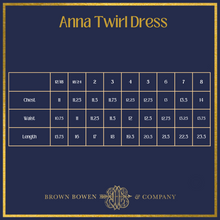 Load image into Gallery viewer, Anna Twirl Dress- Bluffton Blue Linen