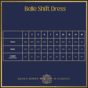 Belle Shift Dress – Back River Blue Linen