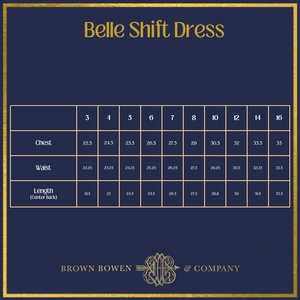 Belle Shift Dress – Bluffton Blue Linen
