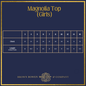 Magnolia Top (Girls)– Carolina Coral