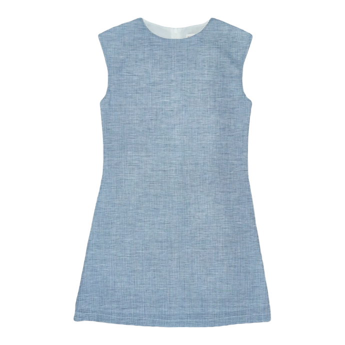 Belle Shift Dress – Back River Blue Linen