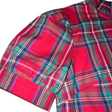 Load image into Gallery viewer, Women&#39;s Tillie Top V1- Tybee Tartan Plaid