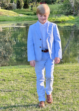 Load image into Gallery viewer, The Gentleman&#39;s Jacket- Palmetto Bluff Blue Linen