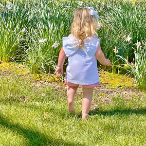 Lolli Bow Back Bloomer Set – Shem Creek Shrimp Linen